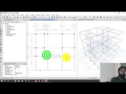 Analysis and Design of a RCC building - Part 3 - Assigning beams, columns and slabs