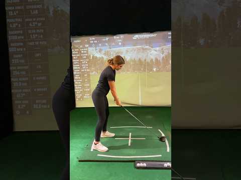 Conlee getting her swing speed to triple digits ------#golf #golfswing #golftips #golfer #girlsgolf