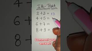 IQ test #shortvideo #solveitquickly #simple #trending