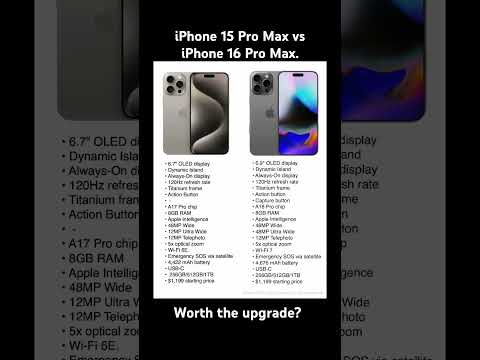 iPhone 15 Pro Max vs iPhone 16 Pro Max. #apple #trending #smartphone #tech #youtubeshorts #unboxing