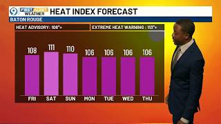 Dangerous heat wave setting up to end the week