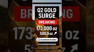 IAMGOLD Q2 Gold Surge | #ScrapMonsterNews