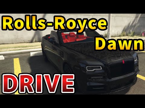 【GTA5】ドライブしてきた！ロールスロイス　ドーン【実写MOD】#25