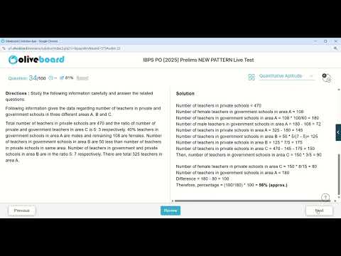 Oliveboard IBPS PO live mock result & solution🥲||5 to 6 july||📚👩‍💻✅✍️🧐