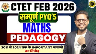 CTET Feb 2026 | Complete Maths Pedagogy Class | All Important Questions (2011–2024) | By Alok Sir