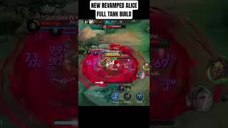 New Mommy(ALICE)🥵 Tank Build #mobilelegends #mlbb #mlbbupdate #alicebuild #mlbbbuild #mlbbshorts