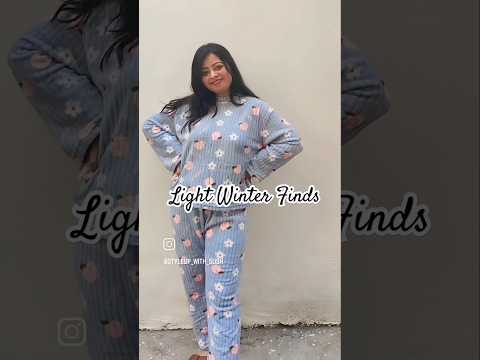 Meesho Light Winter Night Suits #meesho #nightsuit #shorts #trending