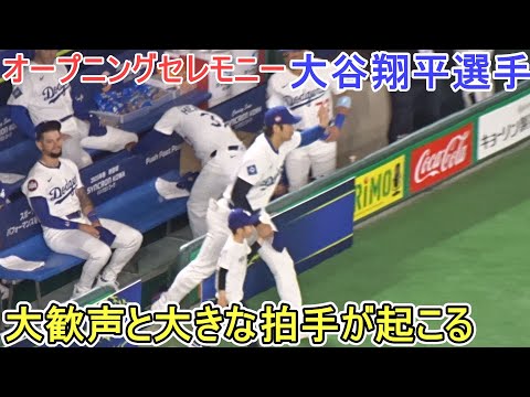 オープニングセレモニー～大谷選手に大声援と大きな拍手！～【大谷翔平選手】対読売巨人軍～エキジビションゲーム～Shohei Ohtani vs Hanshin Tigers 2025