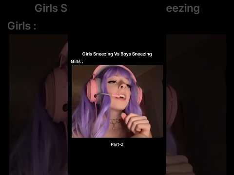 Girls VS Boys Sneezing Part-2#sneezing #shorts
