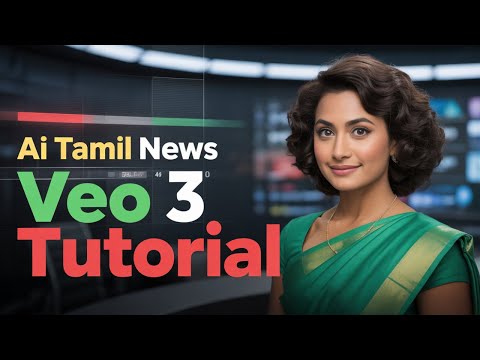 Tamil Ai News | Ai Tamil News Reader | Ai News Channel Tamil | Veo 3 Tutorial Tamil | #aitamil
