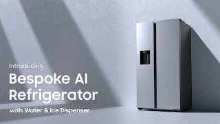 Introducing Bespoke AI Refrigerator Side-by-Side | Water & Ice Dispenser | Samsung