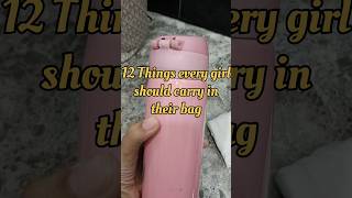 12 Must have handbag essentials 👜| what should girl carry in bag 🛍️