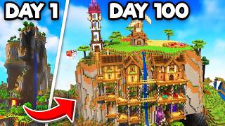 I Survived 100 Days In An AMPLIFIED WORLD In Minecraft Hardcore!