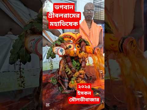 ভগবান শ্রীবলরামের মহাভিষেক অনুষ্ঠান ২০২৫ || #iskconmoulvibazartv #Balramjayanti #mahaavishek #2025