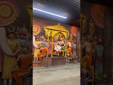 Chhatrapati Shivaji Maharaj beautiful art on Pune Airport| Beautiful Pune #shivajimaharaj#viralvideo