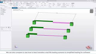 Tekla Structural Designer 2020   Load analysis view