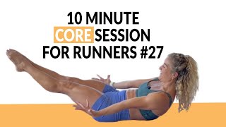 Pilates for runners - 10 min core strength routine [Pre run core strength #27]