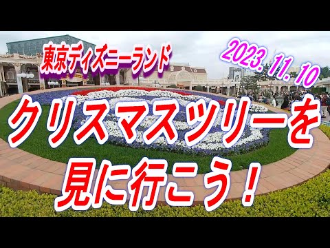 【2023.11.10撮影】　東京ディズニーランド　クリスマスツリーを見に行こう！