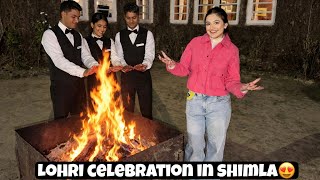 LOHRI CELEBRATION In Shimla 😍