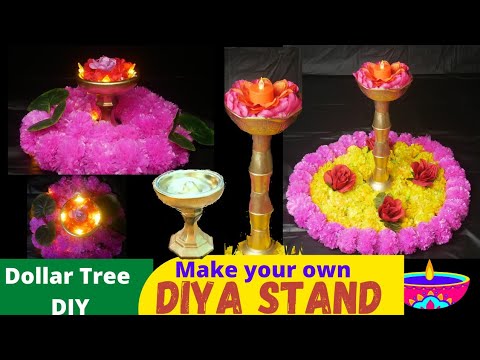 Diwali Decor Ideas | Diya Stand |Dollar tree Diy #diwalidecoration #diwali #diyadecoration