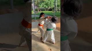 Little Karate Girls Under 5 Years Practicing Karate At IBSKA #ibska #shotokan #ktr #nagercoilkarate