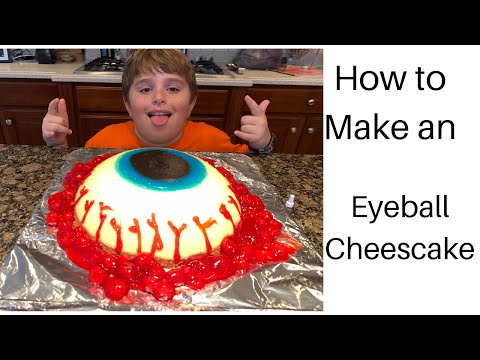 How to Make an Eyeball Cheesecake
