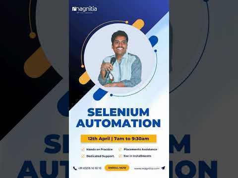 Selenium Automation  Training by P Nageswara Rao