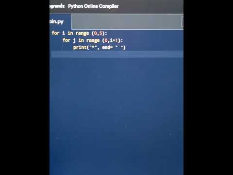 Python interview question - Code to Print Pyramid pattern