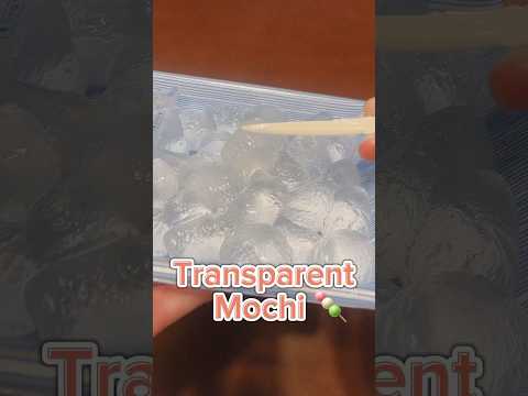 Transarent Mochi 😧🍡 in Supermarket | Warabi Mochi 蕨餅　わらびもち