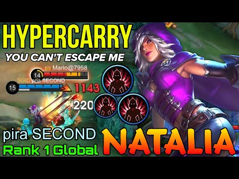 Hyper Carry Natalia Deadly Assassination - Top 1 Global Natalia by pria SECOND - Mobile Legends