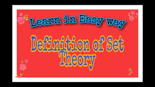 Set Theory||Defi||types@Easy_Learning_Club