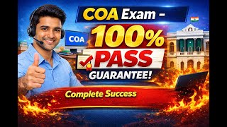 💻 COA Exam – 100% PASS GUARANTEE!
