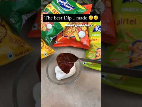Kurkure/lays/fast food Dip.