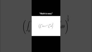 The Gaussian Integral #maths #integration #beauty #gcse #alevel #mathematics #science #funny #stem