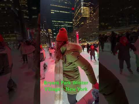 Bryant Park Winter Village - New York #newyork #bryantpark #newyear #xmas