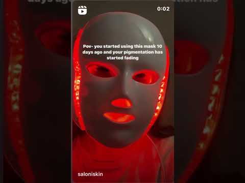 Led light therapy mask review #skincare #ledlights #ledlighttherapy