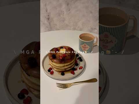 パンケーキこんなに焦げることなんてある？ってくらいしっかり焦げたミセスロゴパンケーキ🥞 #mga_harajuku #ミセスグリーンアップル #大森元貴 #若井滉斗 #藤澤涼架