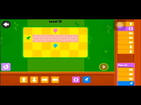 Pop the balloons | Functions | level 1 to 15 by Kidlo Coding