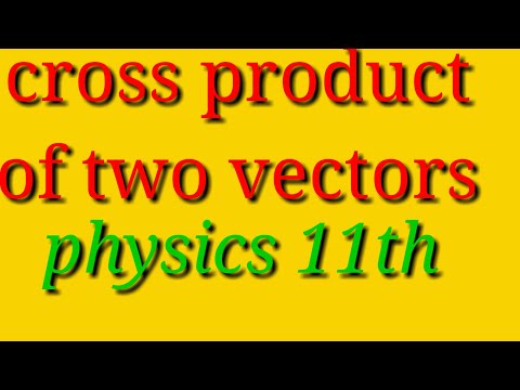 Cross product of two vectors