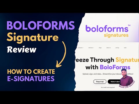 BoloForms Signature Review 2024 | Collect e-signatures & Create Signable Documents🔥