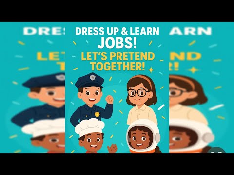 Dress Up & Learn Jobs! Let’s Pretend Together!!