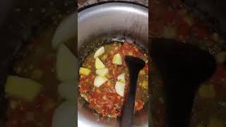 Palak Aloo sabji🥬🥔 #aloopalakkisabzi #aloopalakkisabji #palakaloo #palak #palakaloo #shortvideo