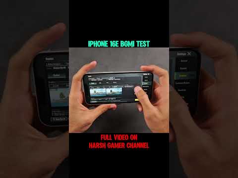 Iphone 16E Bgmi Test 120Fps Test Graphics Test #iphone16e #bgmi #shorts