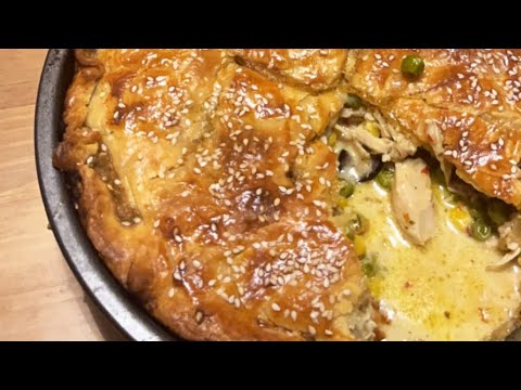 Chicken pot pie recipe. (Easiest and yummiest). 🫠