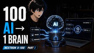 I Upgraded 100 AI Agents Into a SUPER AI (NEXTRON X-100 Part 2)