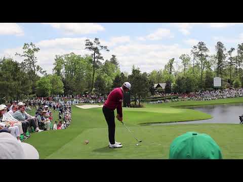 Lucas Glover Golf Swing 95 yards down the line