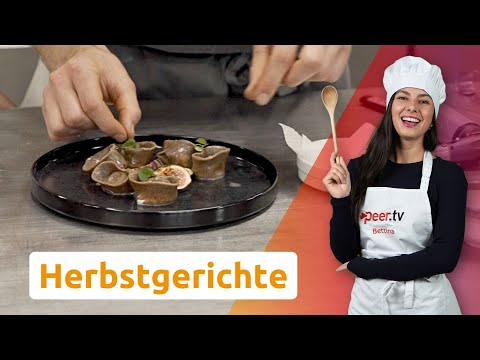 Ziegenkäse-Tortelli und Kürbiscremesuppe mit Bettina | Peer.tv Südtirol