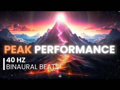 Achieve Peak Performance: 40 Hz Binaural Beats to Master Focus & Productivity