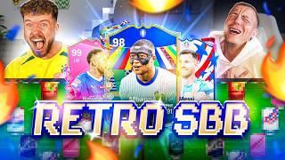 FC 24: 99 RATED RETRO SBB 🔥😱 FLASHBACK SQUAD BUILDER BATTLE