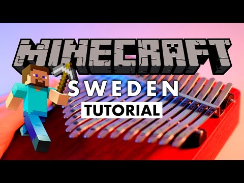 Sweden - Minecraft 【Tutorial + Tabs】 Kalimba Cover 17keys no tuning required